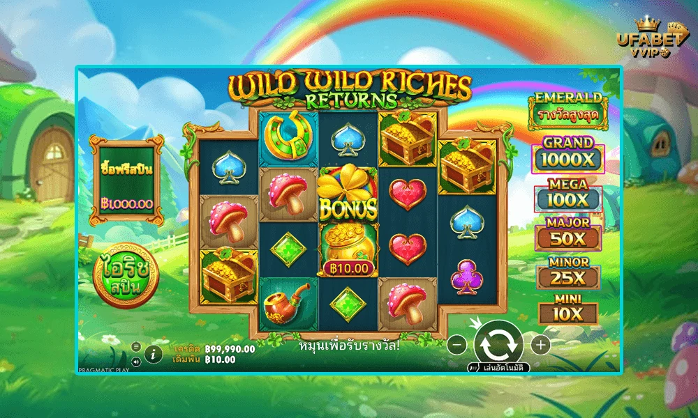 ภาพตัวอย่างในเกม-Wild-Wild-Riches-Returns