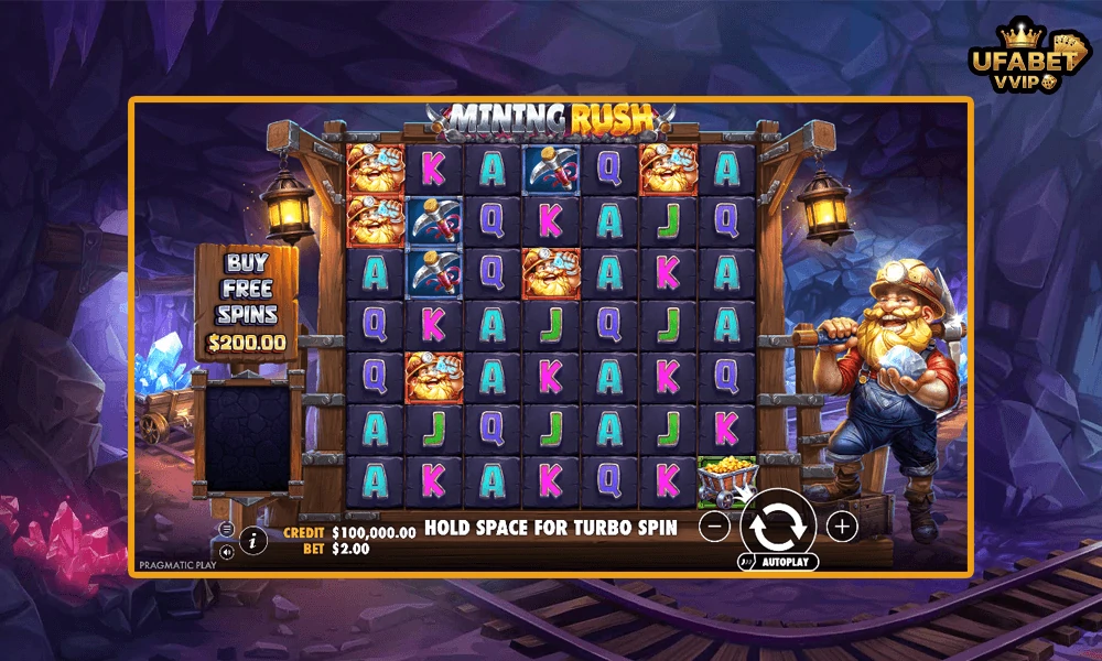 ภาพตัวอย่างในเกม-Mining-Rush-Pragmatic-Play