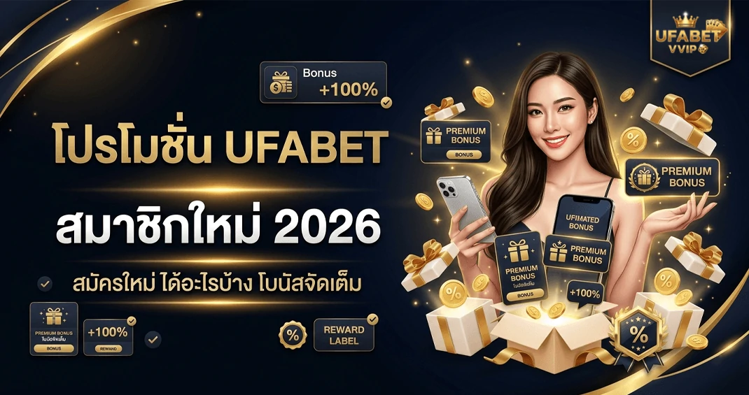 โบนัสสมาชิกใหม่ ufabet