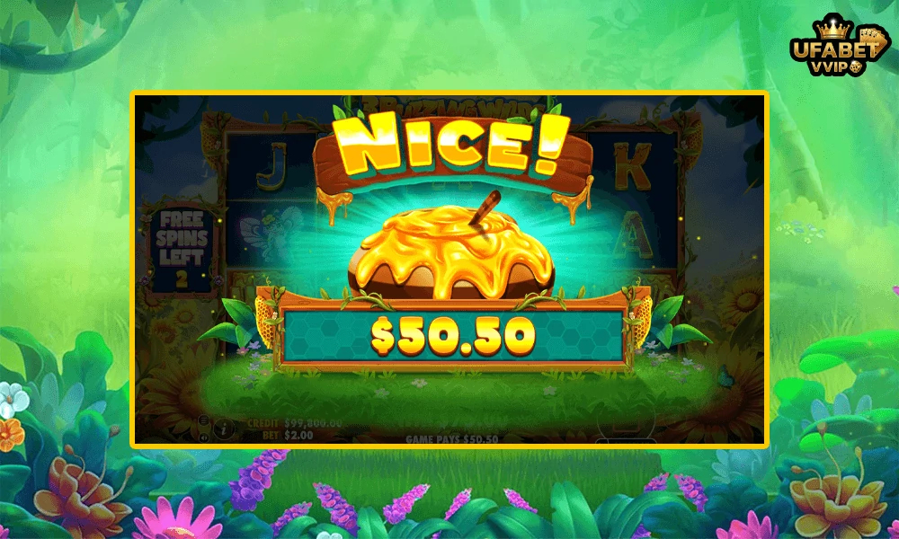 ภาพตัวอย่าง-Nice-ในเกมส์--3-Buzzing-Wilds-Pragmatic-Play