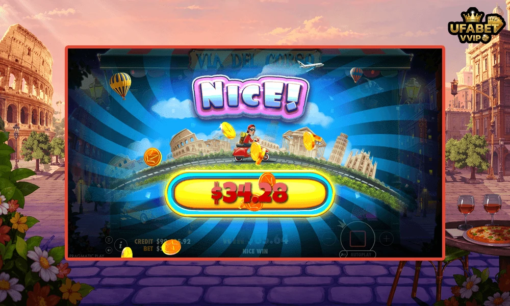 ภาพตัวอย่าง-Nice-ในเกมส์-Via-del-Corso-Pragmatic-Play