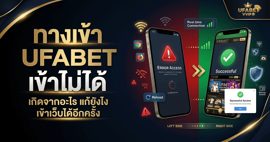 ทางเข้า ufabet เข้าไม่ได้ แก้ยังไงล่าสุด