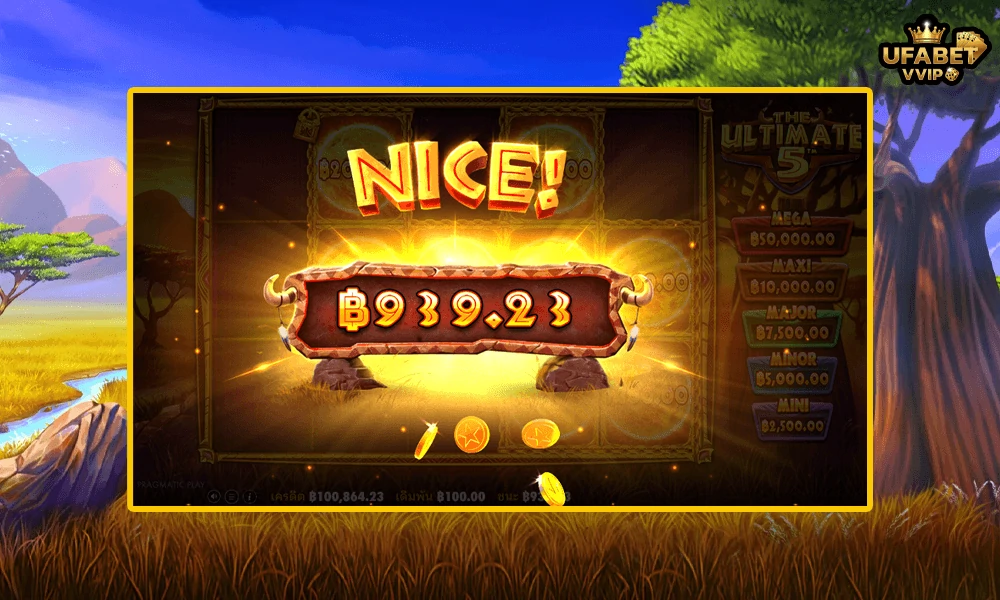 ภาพตัวอย่าง-Nice-ในเกมส์-The-Ultimate-5-Pragmatic-Play