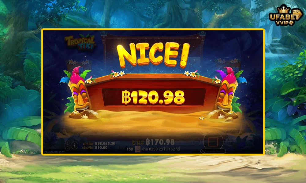 ภาพตัวอย่าง-Nice-ในเกมส์-Tropical-Tiki-Pragmatic-Play