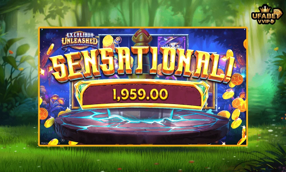 ภาพตัวอย่าง-SENSATIONAL-ในเกมส์-Excalibur-Unleashed-Pragmatic-Play