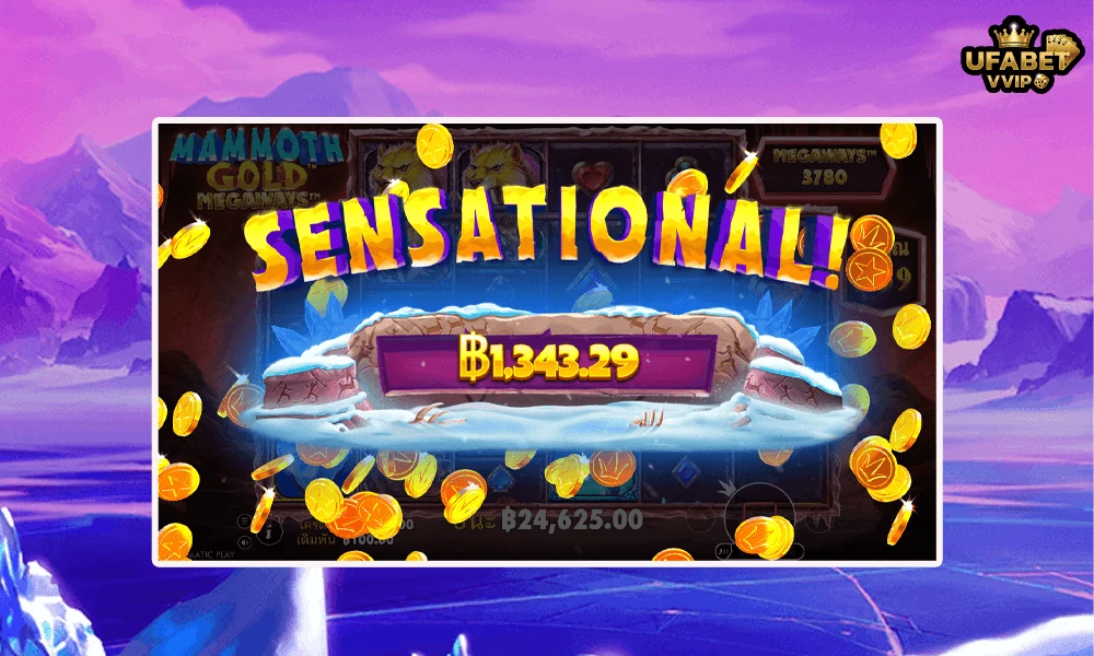 ภาพตัวอย่าง-SENSATIONAL-ในเกมส์--Mammoth-Gold-Megaways-Pragmatic-Play