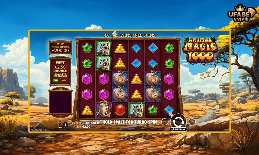 ภาพตัวอย่างในเกม-Animal-Magic-1000-Pragmatic-Play