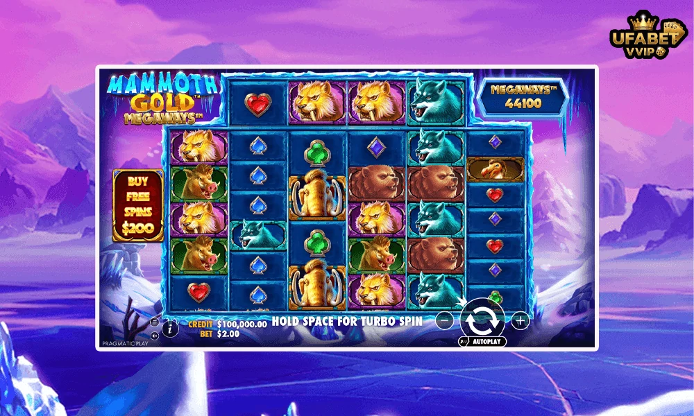 ภาพตัวอย่างในเกม--Mammoth-Gold-Megaways-Pragmatic-Play