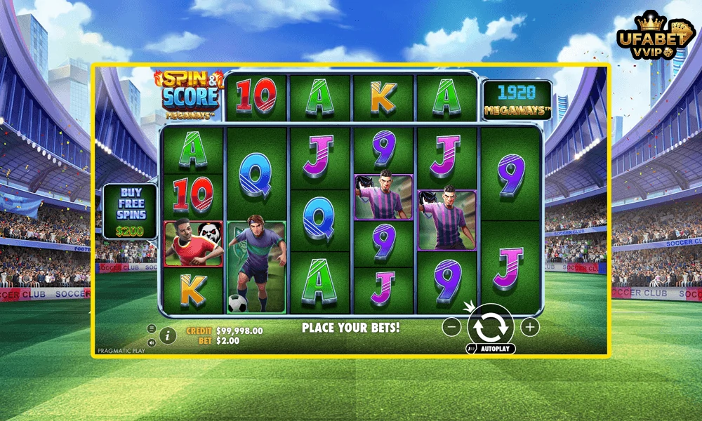 ภาพตัวอย่างในเกม-Spin-&-Score-Megaways™-Pragmatic-Play