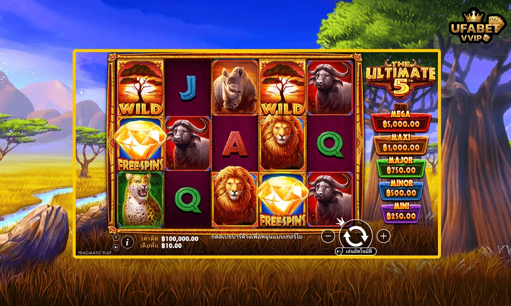 ภาพตัวอย่างในเกม-The-Ultimate-5-Pragmatic-Play
