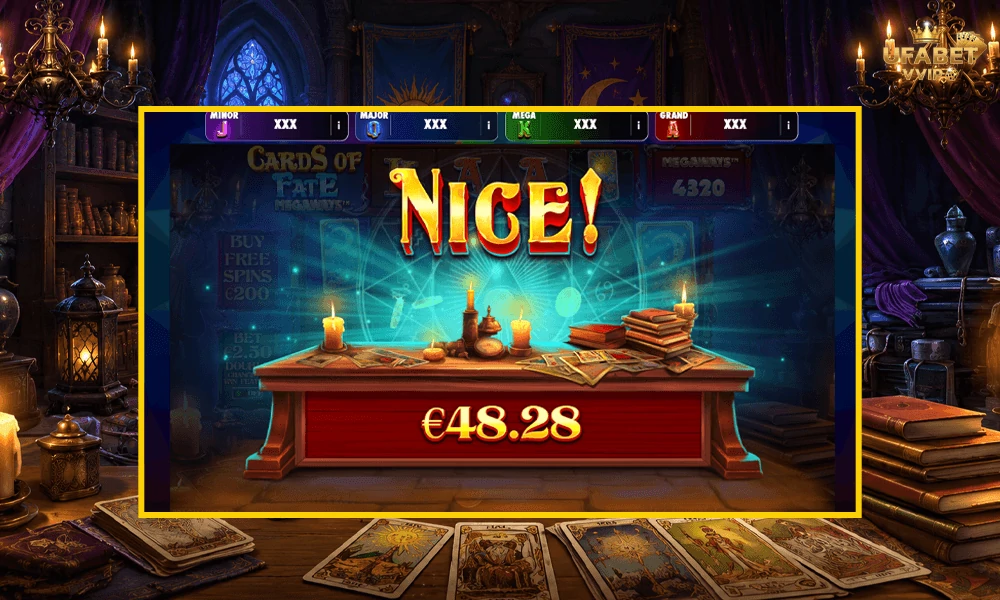 ภาพตัวอย่าง-Nice-ในเกมส์---Cards-of-Fate-Megaways-Pragmatic-Play
