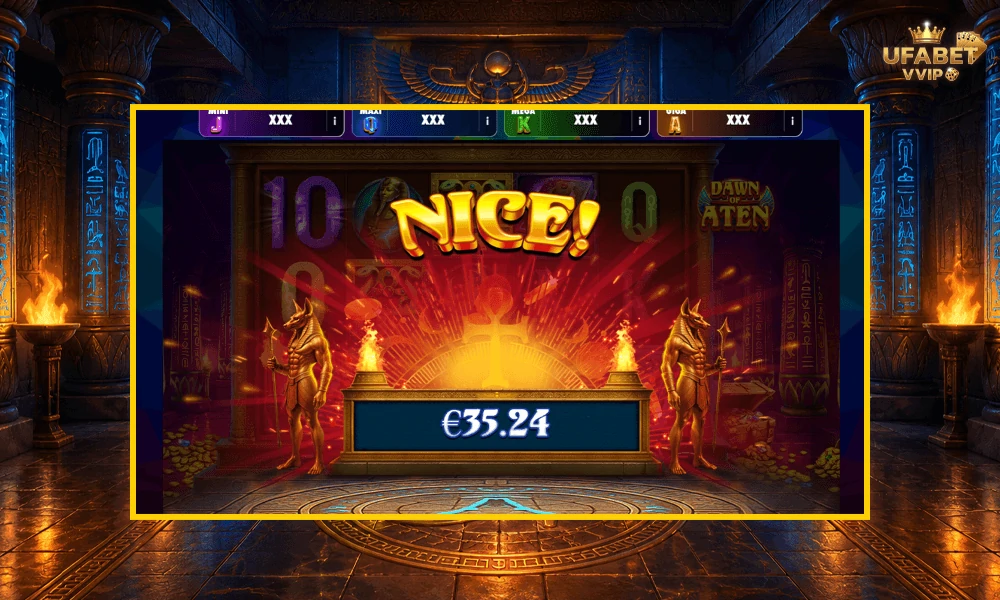 ภาพตัวอย่าง Nice ในเกมส์ Dawn of Aten Pragmatic Play