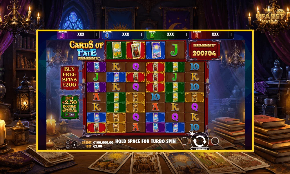 ภาพตัวอย่างในเกม-Cards-of-Fate-Megaways-Pragmatic-Play