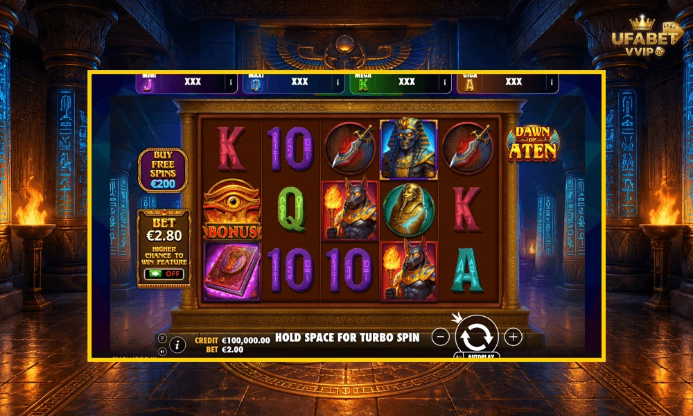 ภาพตัวอย่างในเกม-Dawn-of-Aten-Pragmatic-Play