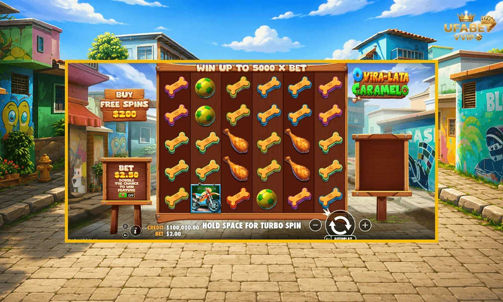 ภาพตัวอย่างในเกม-O-Vira-lata-Caramelo-Pragmatic-Play