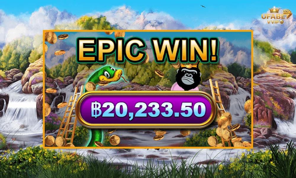 ภาพตัวอย่าง-Epic-win-ในเกม--Snakes-&-Ladders-–-Snake-Eyes™-Pragmatic-Play