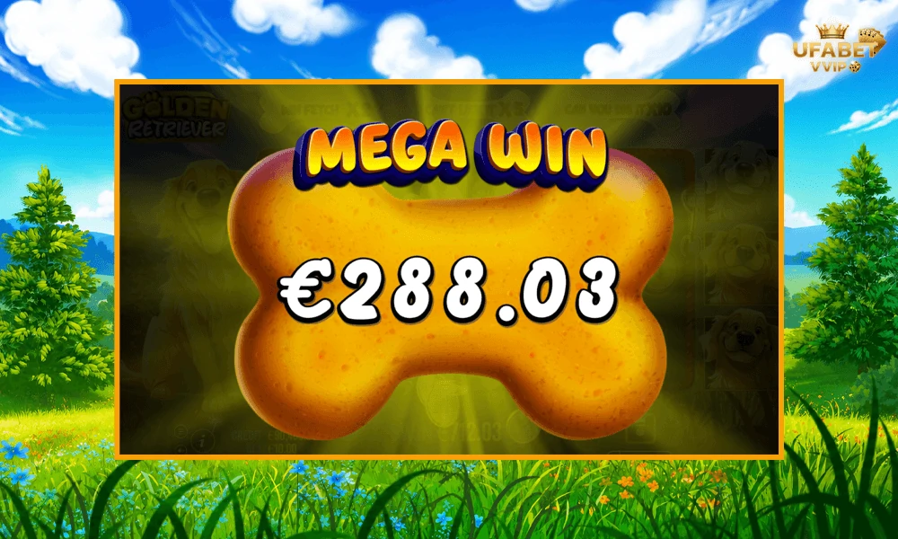 ภาพตัวอย่าง-MEGA-WIN-ในเกม-Golden-Retriever-Pragmatic-Play