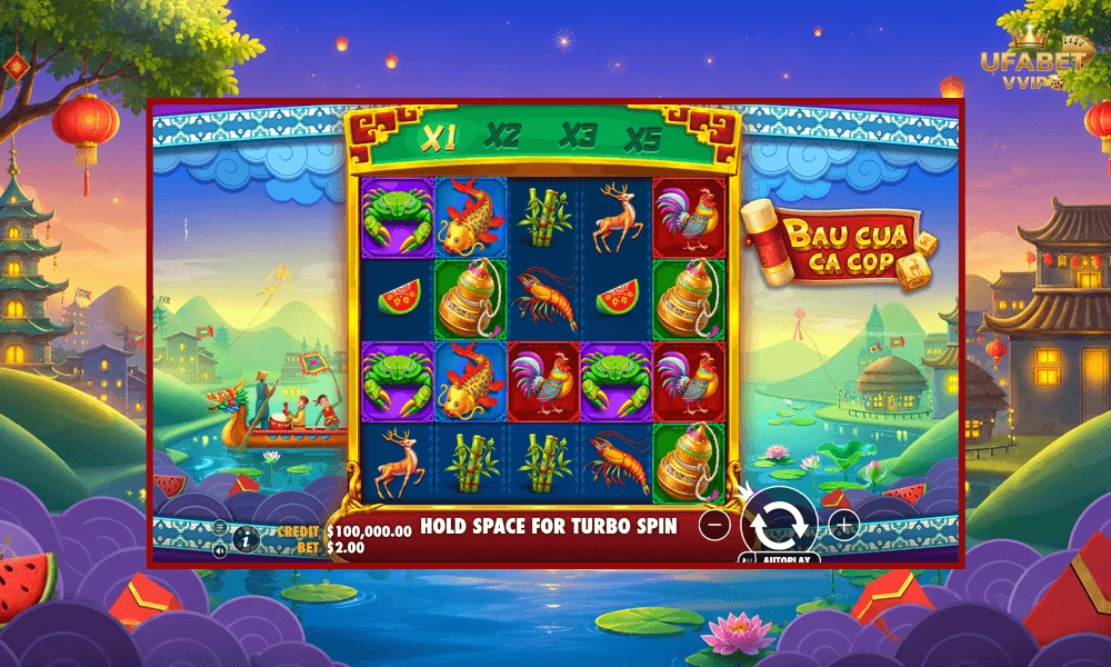ภาพตัวอย่างในเกม-Bau-Cua-Ca-Cop-Pragmatic-Play