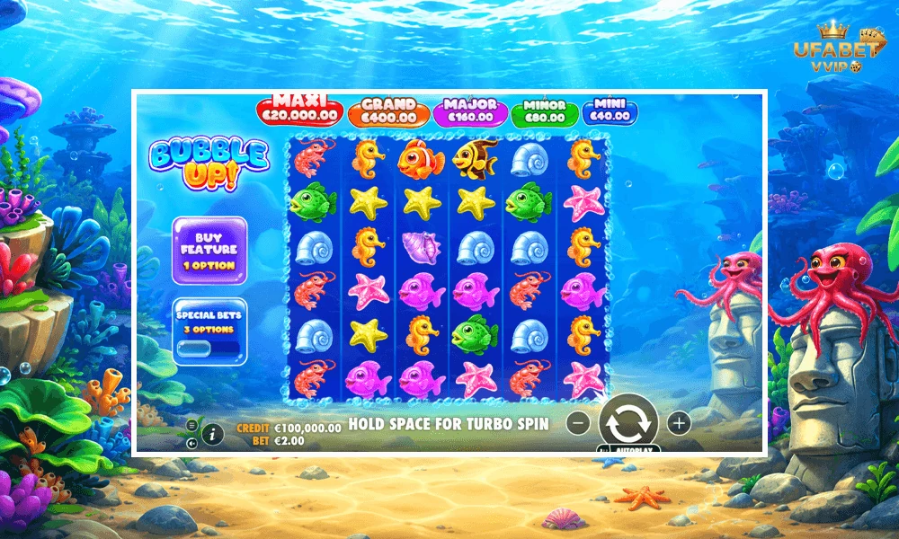 ภาพตัวอย่างในเกม-Bubble-Up-Pragmatic-Play