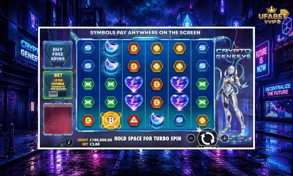 ภาพตัวอย่างในเกม-Crypto-Genesis-Pragmatic-Play