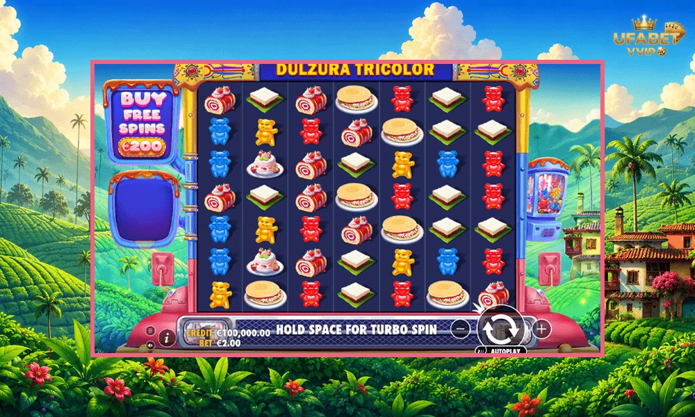 ภาพตัวอย่างในเกม-Dulzura-Tricolor-Pragmatic-Play