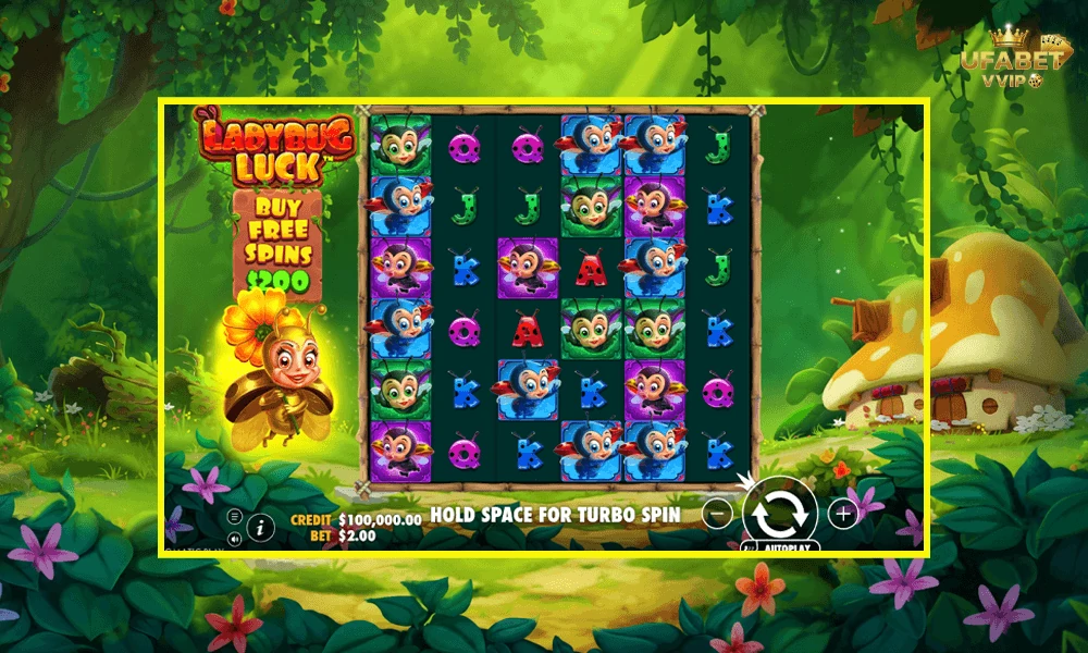ภาพตัวอย่างในเกม--Ladybug-Luck-Pragmatic-Play