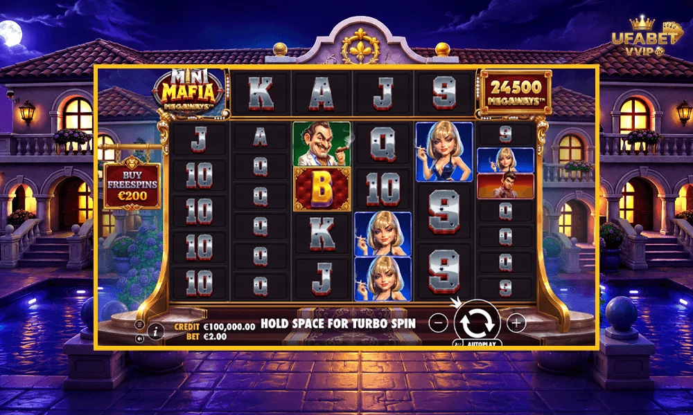 ภาพตัวอย่างในเกม-Mini-Mafia-Megaways-Pragmatic-Play