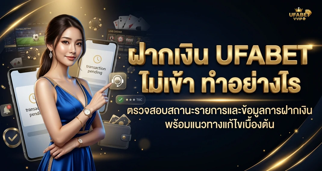 ฝากเงิน UFABET ไม่เข้า วิธีแก้ไขและติดต่อแอดมิน