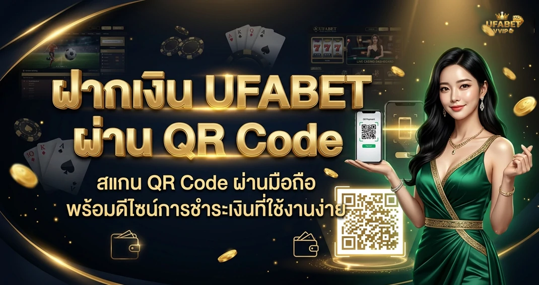 ฝากเงิน UFABET ผ่าน QR Code รองรับทุกธนาคาร