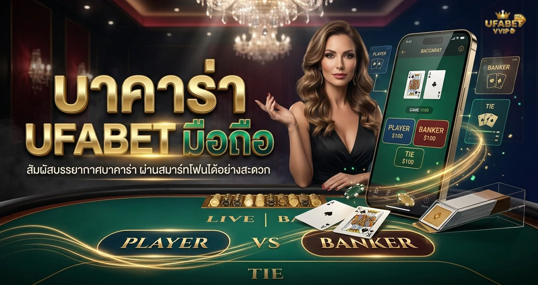 บาคาร่า UFABET มือถือ รองรับสมาร์ตโฟนและการใช้งานผ่านเว็บ