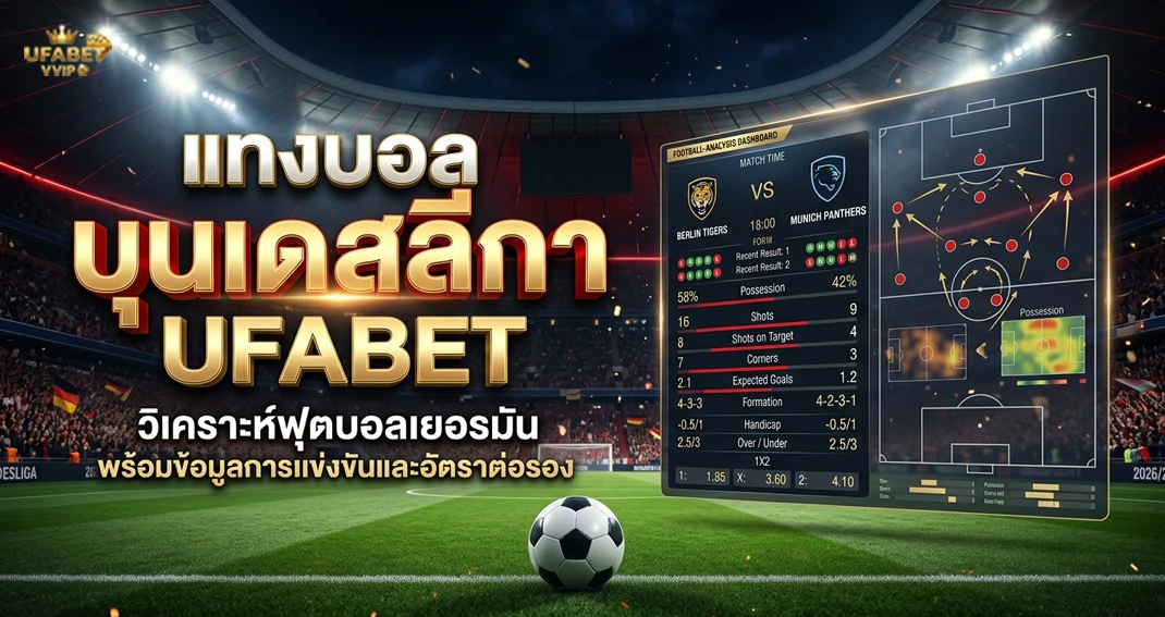 แทงบอลบุนเดสลีกา UFABET รวมข้อมูลการเดิมพันฟุตบอลลีกเยอรมัน