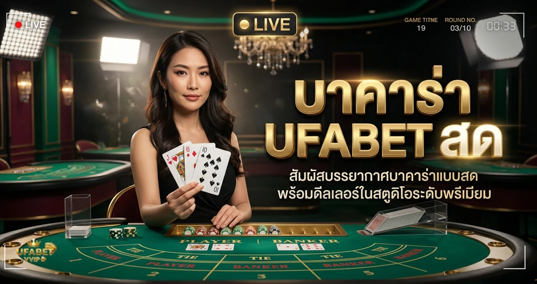 บาคาร่า UFABET สด เล่นกับดีลเลอร์และทำความเข้าใจกติกาเกม
