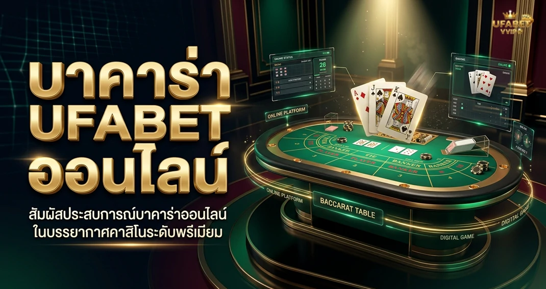 บาคาร่า UFABET ออนไลน์ เกมคาสิโนยอดนิยม พร้อมข้อมูลพื้นฐานก่อนเล่น