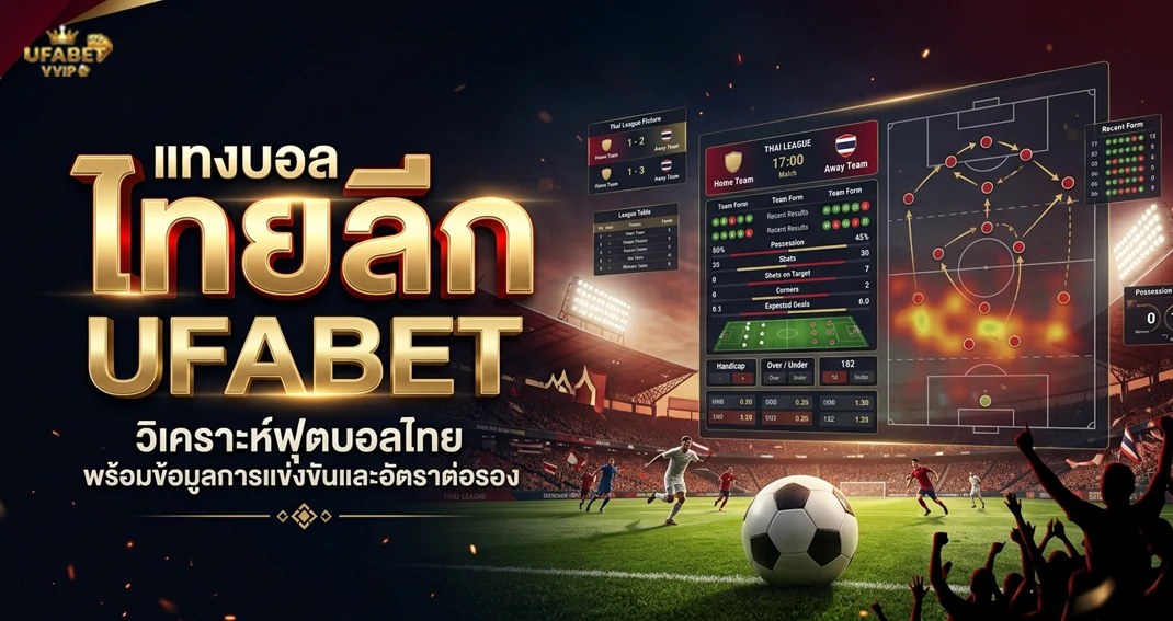 แทงบอลไทยลีก UFABET รวมข้อมูลการเดิมพันฟุตบอลไทย