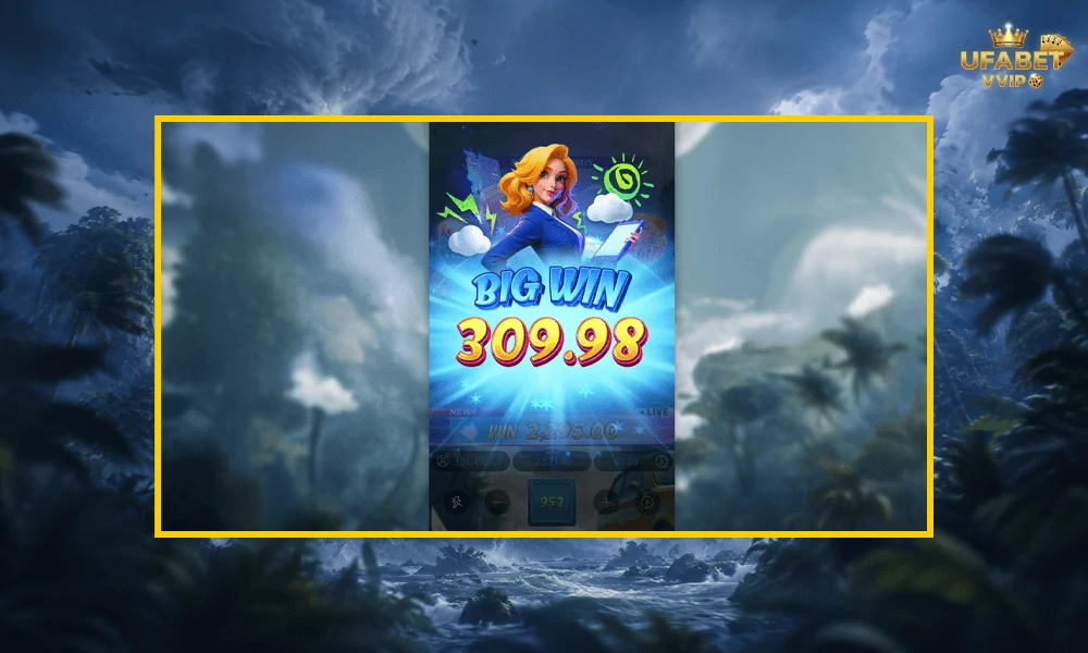 ภาพตัวอย่าง--Big-Win-ในเกม-Tornado-Rampage-pg-slot