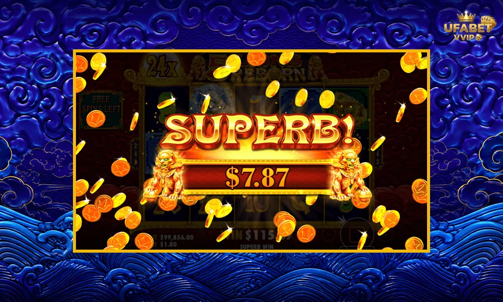 ภาพตัวอย่าง--Superb--ในเกม--5-Lions-Reborn-Pragmatic-Play