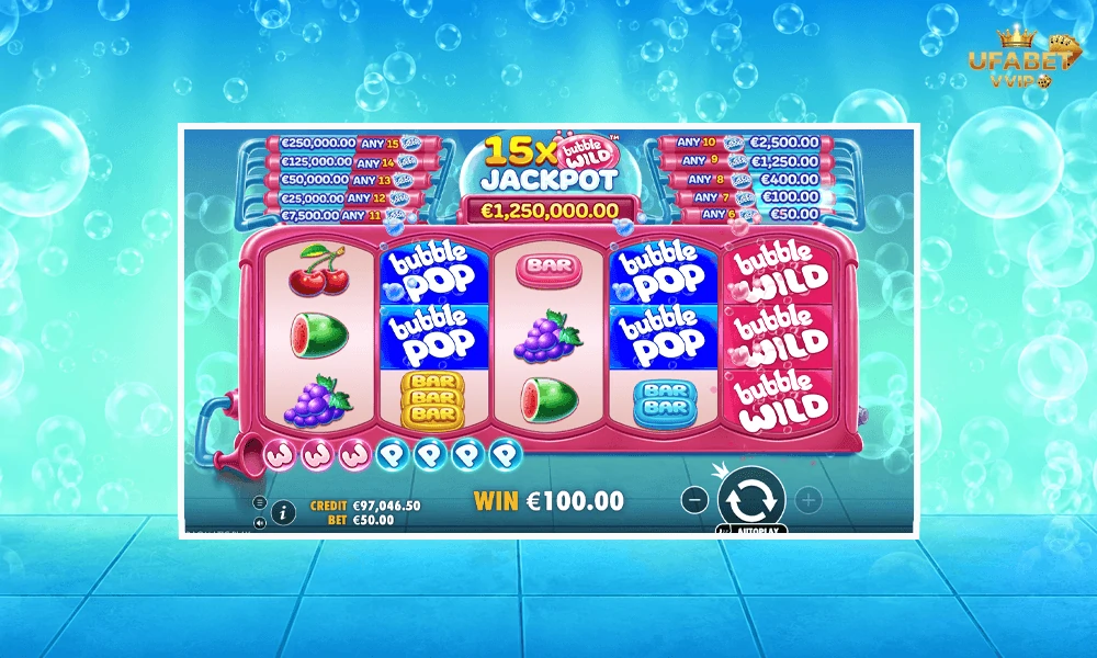 ภาพตัวอย่างในเกม-Bubble-Wild-Pragmatic-Play