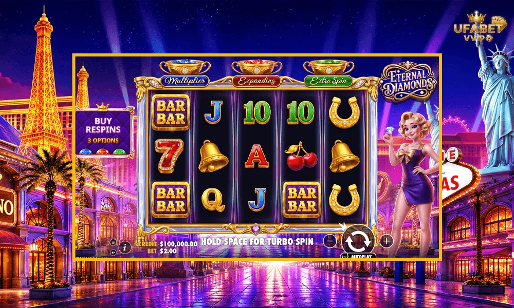 ภาพตัวอย่างในเกม-Eternal-Diamonds-Pragmatic-Play