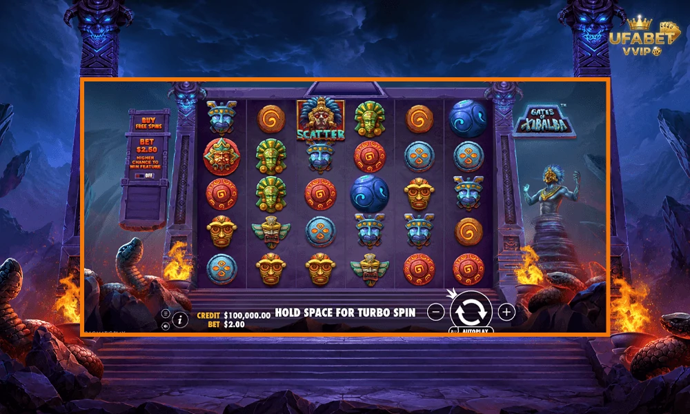 ภาพตัวอย่างในเกม--Gates-of-Xibalba-Pragmatic-Play