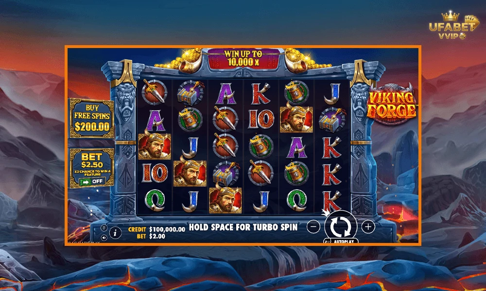 ภาพตัวอย่างในเกม--Viking-Forge-Pragmatic-Play