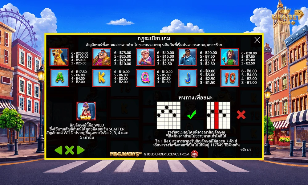สัญลักษณ์และอัตราจ่ายรางวัลในเกม---Wild-Celebrity-Bus-Megaways-Pragmatic-Play