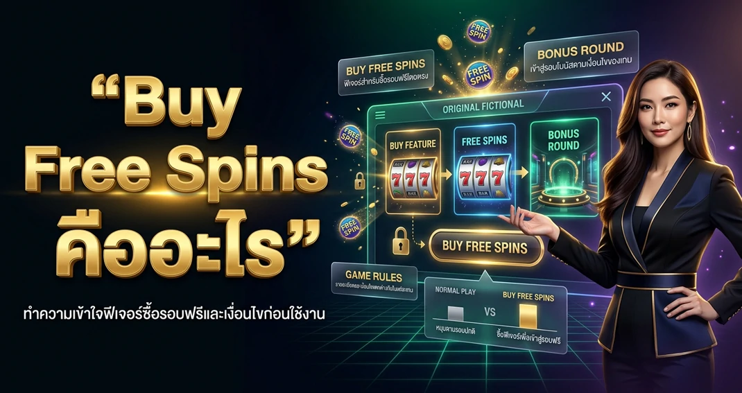 Buy Free Spins คืออะไรและเป็นฟีเจอร์แบบใดในเกมสล็อต