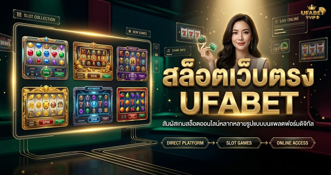 สล็อตเว็บตรง UFABET รวมข้อมูลเกมสล็อตออนไลน์และรูปแบบการเล่น