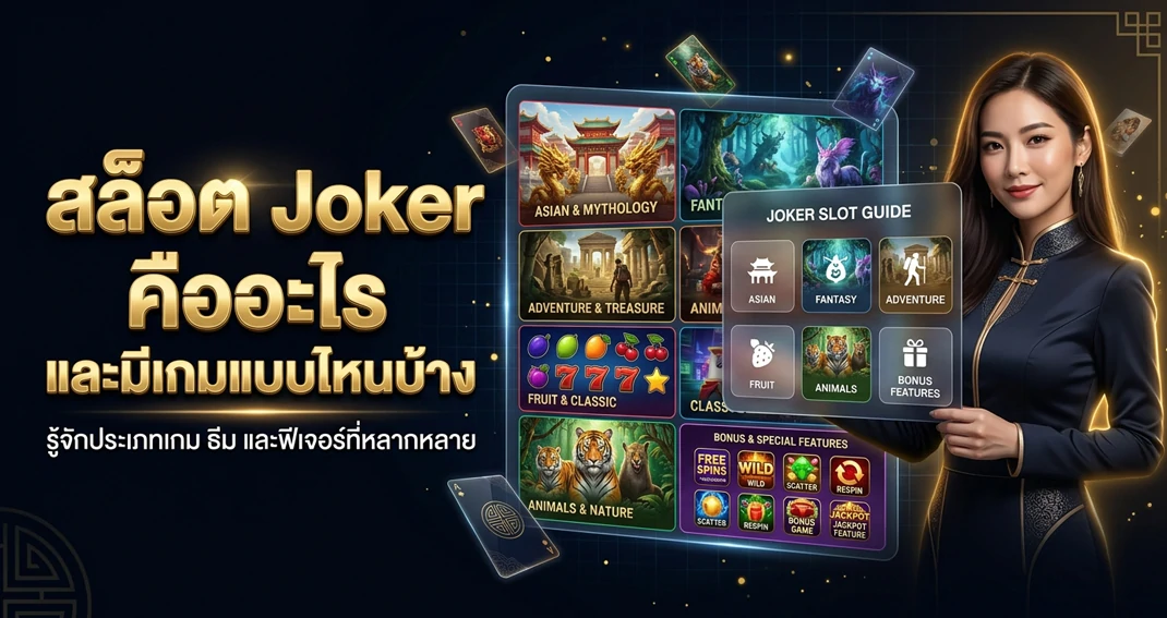 สล็อต Joker คืออะไรและมีเกมประเภทไหนบ้าง