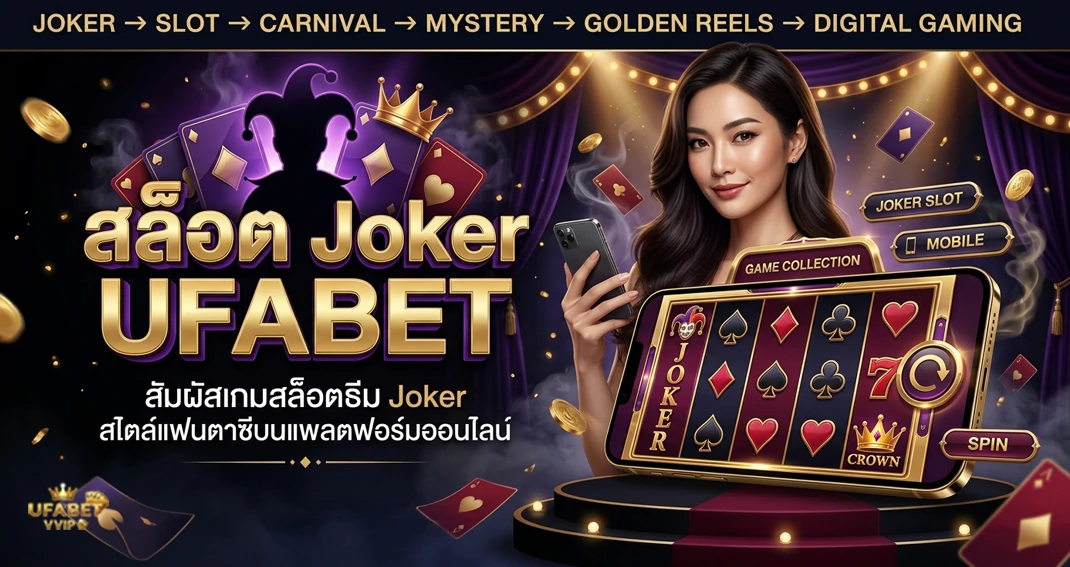 สล็อต Joker UFABET รวมข้อมูลเกมและรูปแบบเกมสล็อตจากค่าย Joker