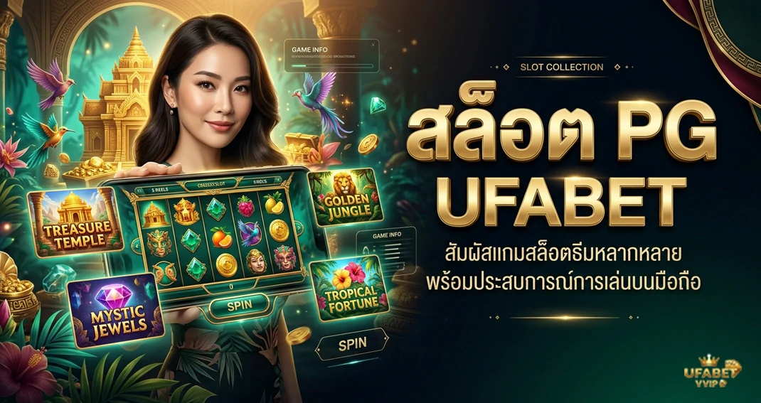 สล็อต PG UFABET รวมเกมยอดนิยมจากผู้พัฒนา PG และข้อมูลเกมเบื้องต้น