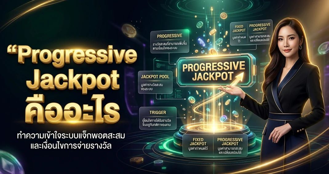 Progressive Jackpot ในเกมสล็อตและการสะสมเงินรางวัล