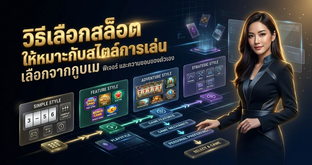วิธีเลือกสล็อตให้เหมาะกับสไตล์การเล่นและความต้องการของผู้เล่น