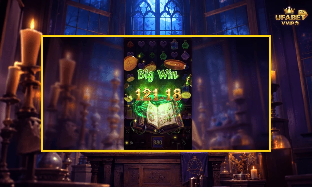 ภาพตัวอย่าง--Big-Win-ในเกม-Mystic-Potion-pg-slot
