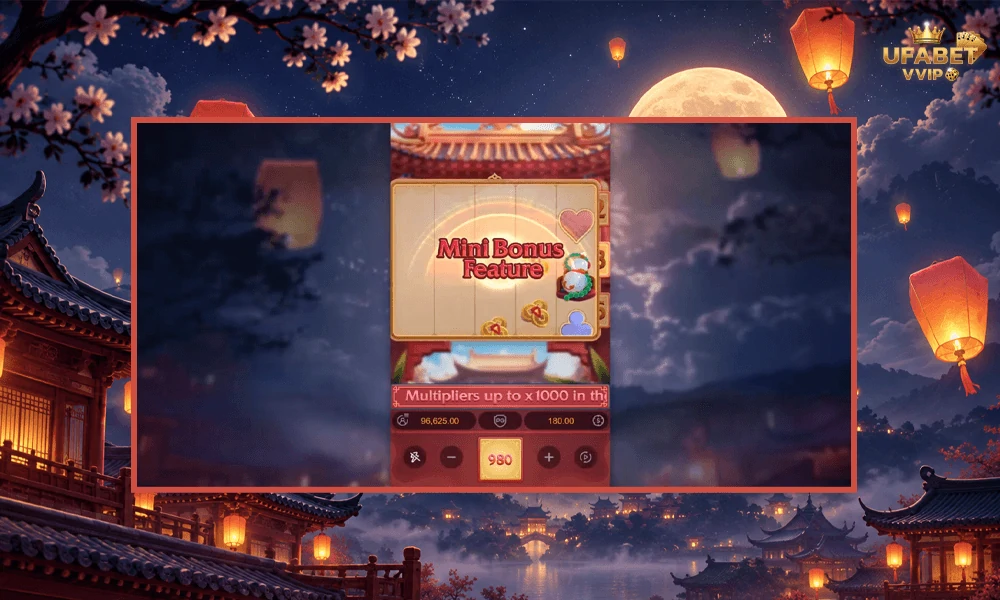 ภาพตัวอย่าง-Mini-Bonus-Feature-ในเกม-Prosperity-Lanterns-PG-Soft